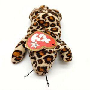 Ty Teenie Beanie Babies Freckles The Leopard Stuffed Animal Plush 1993 Vintage